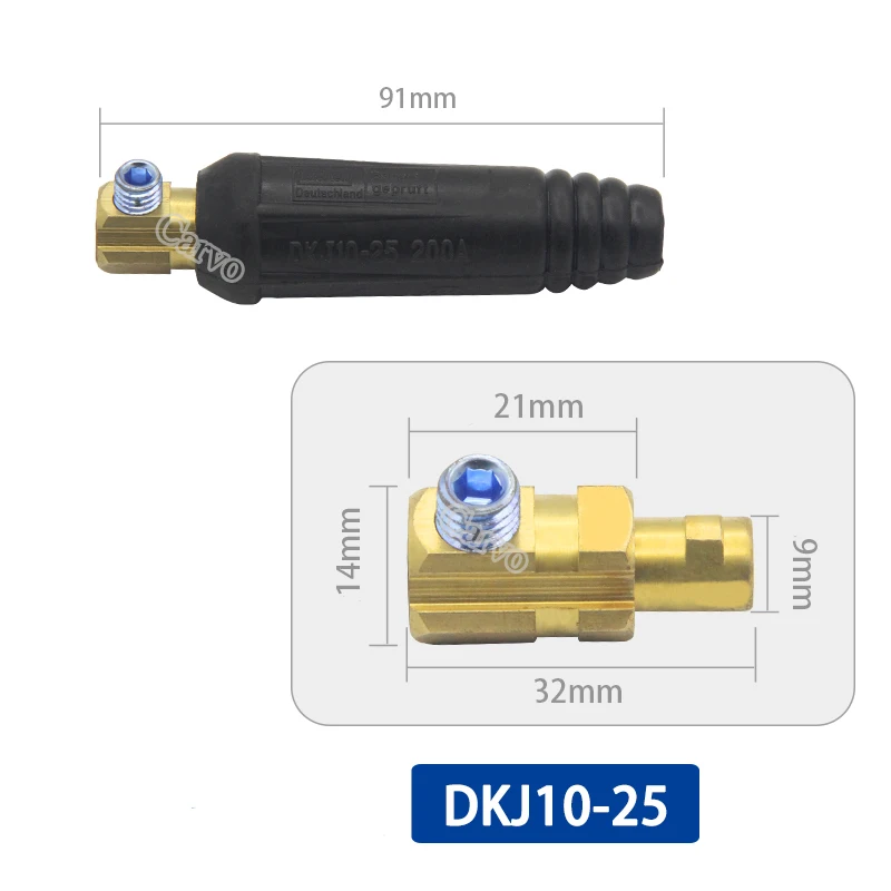 

Europe Male & Female Welding Machine Electric Quick Fitting Connector Socket Plug Adaptors for DKJ10-25/DKJ35-50