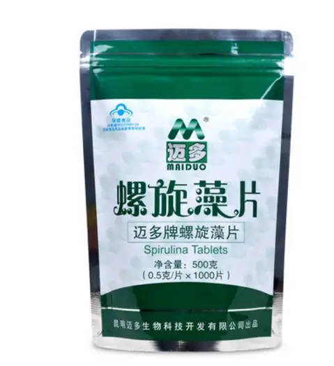 

100% Natural Anti-Fatigue Loss Weight Enhance-Immune Organic Spirulina Tablet Free shipping