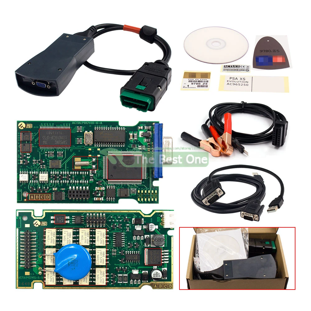 Диагностический инструмент для Renault Can Clip V194 + Lexia 3 PP2000 Diagbox FW 921815C Golden PCB SYPRESS