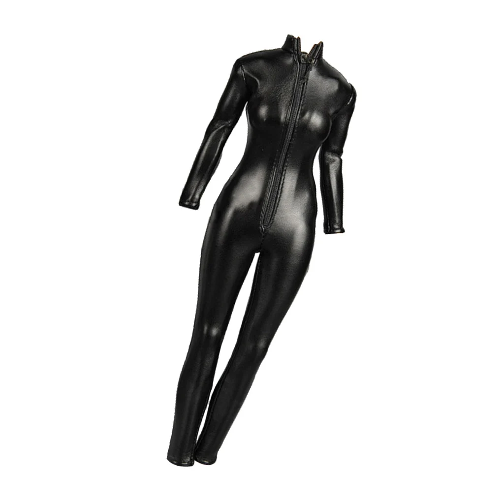 1:6 масштаб PU кожаный комбинезон женский костюм наряды для 12 дюймов горячие игрушки HT/Phicen PH/JIAOU/CY девушки фигурки тела