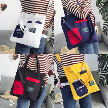 

2020 Women Canvas Casual Beach Bags Handbag Shoulder Bags Tote Purse Messenger Satchel Crossbody Purse Grocery Bags