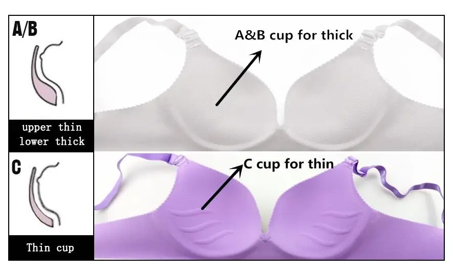 Baharcelin ABC чашки новые женские молодая девушка Push-Up Bra Бесшовные провода бесплатно французские Романтический собрались полосатый бюстгальтер милые женское бра