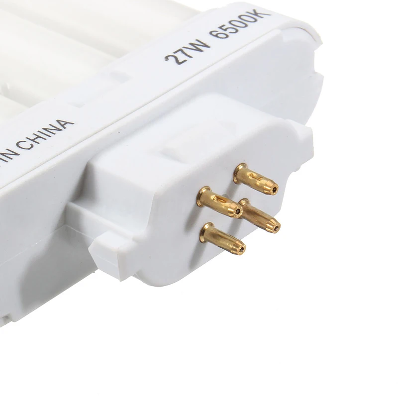 1x 27W FML27/65K Energy Saving Compact Fluorescent 4 Pin Quad Tube Light Bulb Lamp