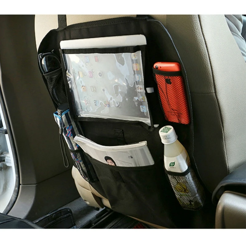 

Oxford Car Fabric Seat Organizer Back Seat Chair Multi Pocket Auto Storage Bag