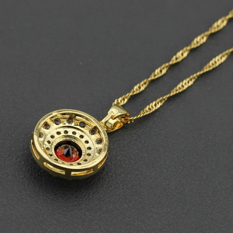 Комплект из колье серёг и кольца с австрийским кристаллом|earrings necklace|necklace pendant ringset