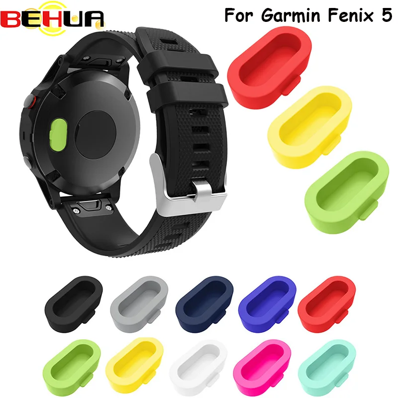 

Dust plug function 10 color good designer protector of smartwatch For Garmin Fenix 5 Fenix 5S Fenix 5X Silicone cover 10pcs/ lot