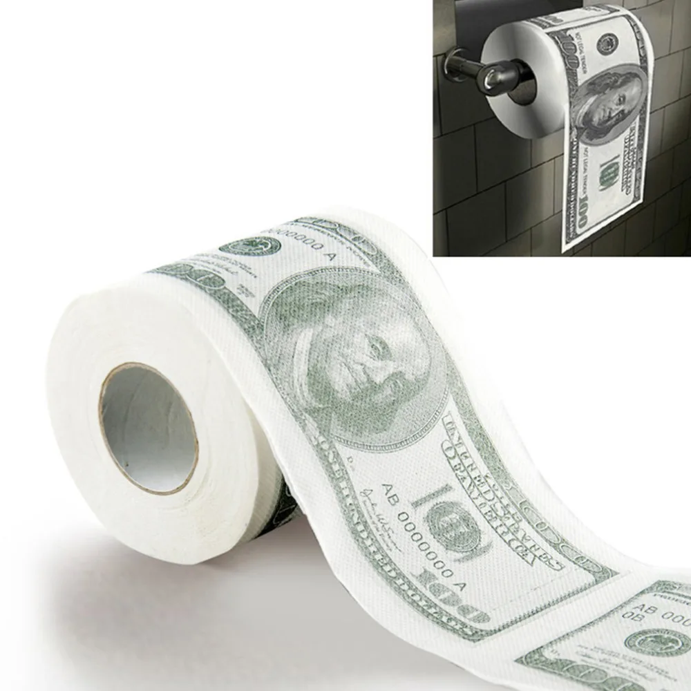 Brand new New One Hundred Dollar Bill Toilet Paper Novelty Fun 100 TP
