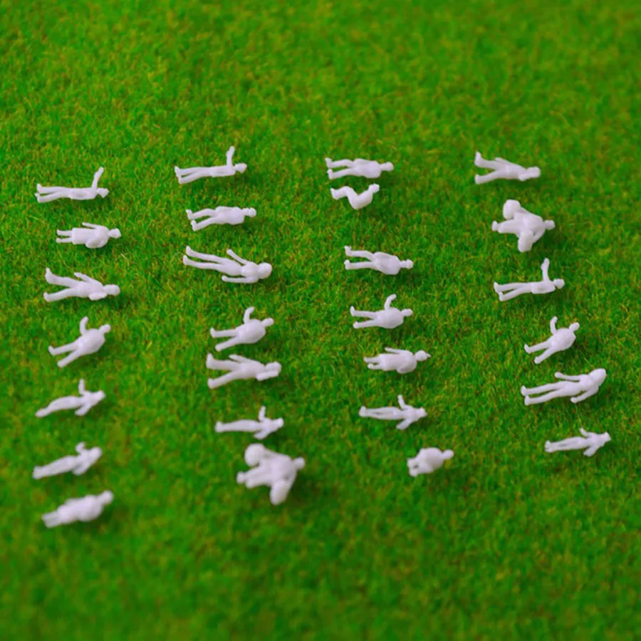 1-200mini white figure 