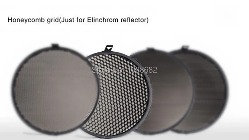 Metal Honeycomb Grid for Elinchrom Reflector 8 6mm,Used to shoot pictures flash,lens hood Photography Studio Equipment. (2)
