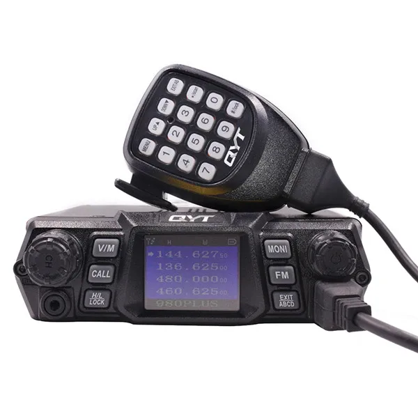 QYT KT-980 PLUS высокая мощность fu 75 Вт(VHF)/55 Вт(UHF) двухдиапазонный четырехдиапазонный резервный KT-980Plus автомобильный мобильный радиоприемник Ham CB радио KT 980 PLUS - Цвет: Factory standard