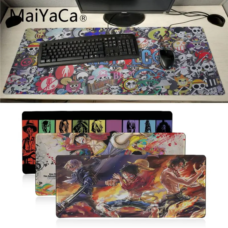 

MaiYaCa My Favorite Anime One Piece Anti-Slip Durable Silicone Computermats BIG SIZE Rubber Game Mouse Pad for Dota2 Game Player