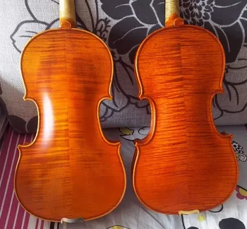 

2PCS top grade 4/4 violins Strad model 1715 ,100% hand making