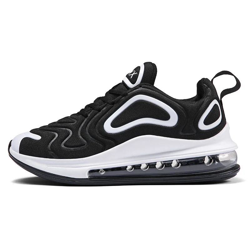 

Bomlight Fashion Triangle Printed Casual Shoes Men Height Increasing Damping Outdoor Shoes Male Summer Mesh White Sneakers