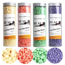 400 г, без полосок, для депиляции, горячая пленка, твердый воск, гранулы, для восковой эпиляции, бикини, для удаления волос, с ароматом бобов, розы, для удаления волос, твердый воск, бобы