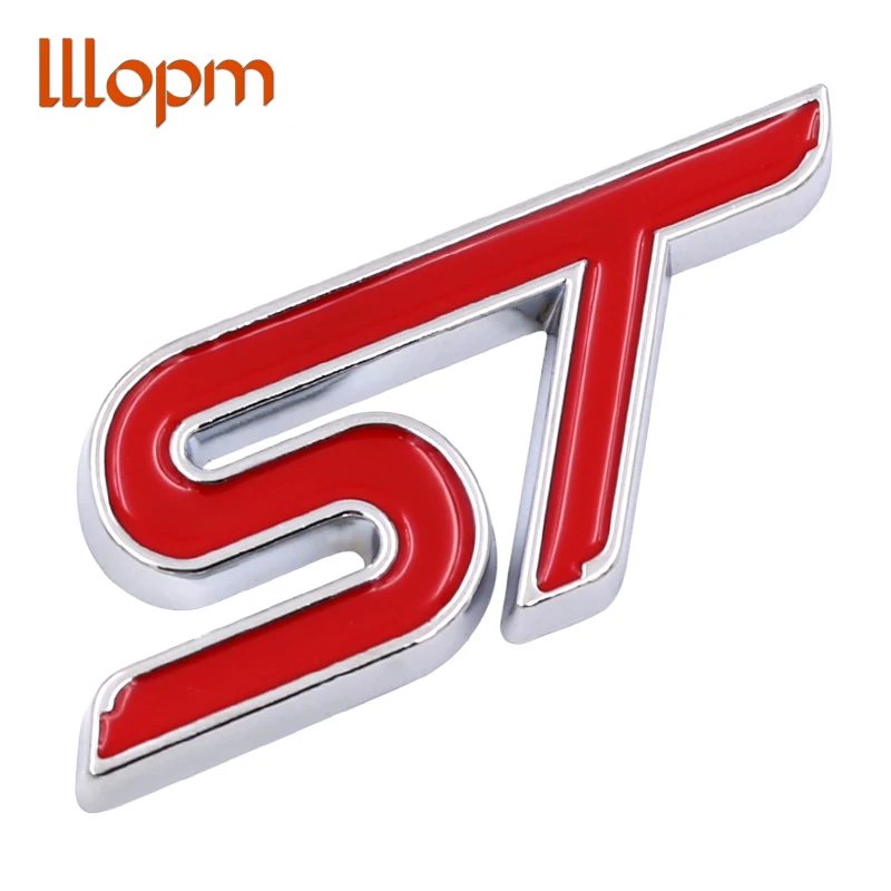 3D металлическая пластиковая эмблема стикер ST Label Sport Style для Ford Focus Fiesta Ecosport Kuga Mondeo