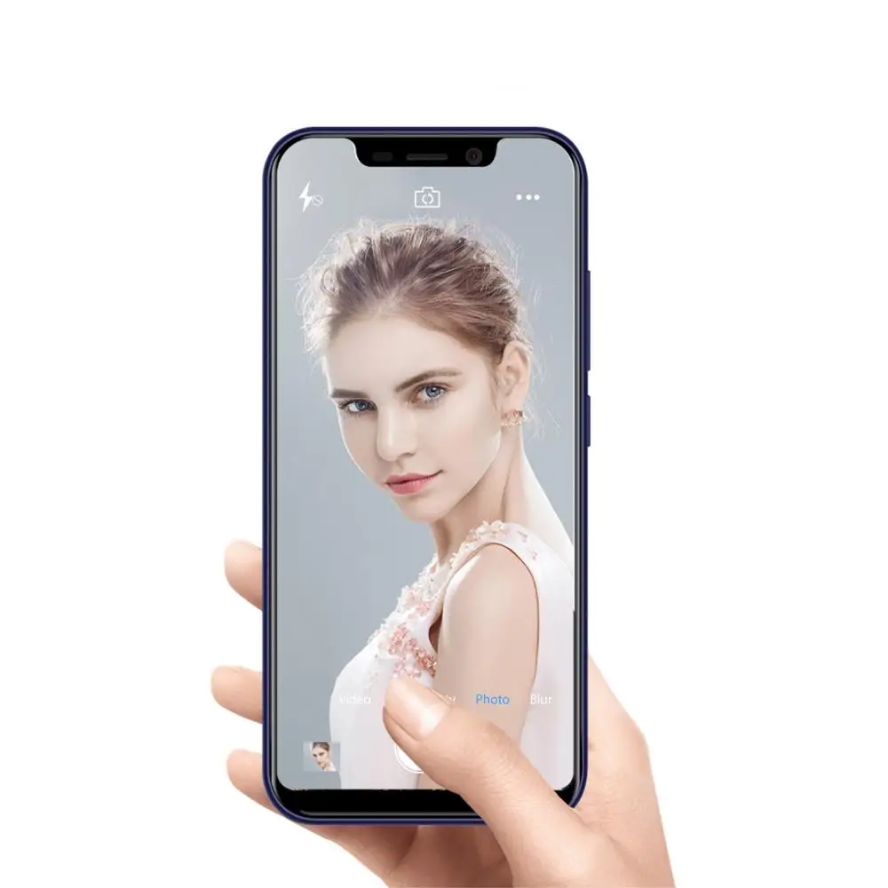 Billige Blackview A30 Smartphone 5,5 zoll 199 MTK6580A Quad Core handy 2GB 16GB Android 8.1 Dual SIM 3G gesicht ID Handy 2500mA