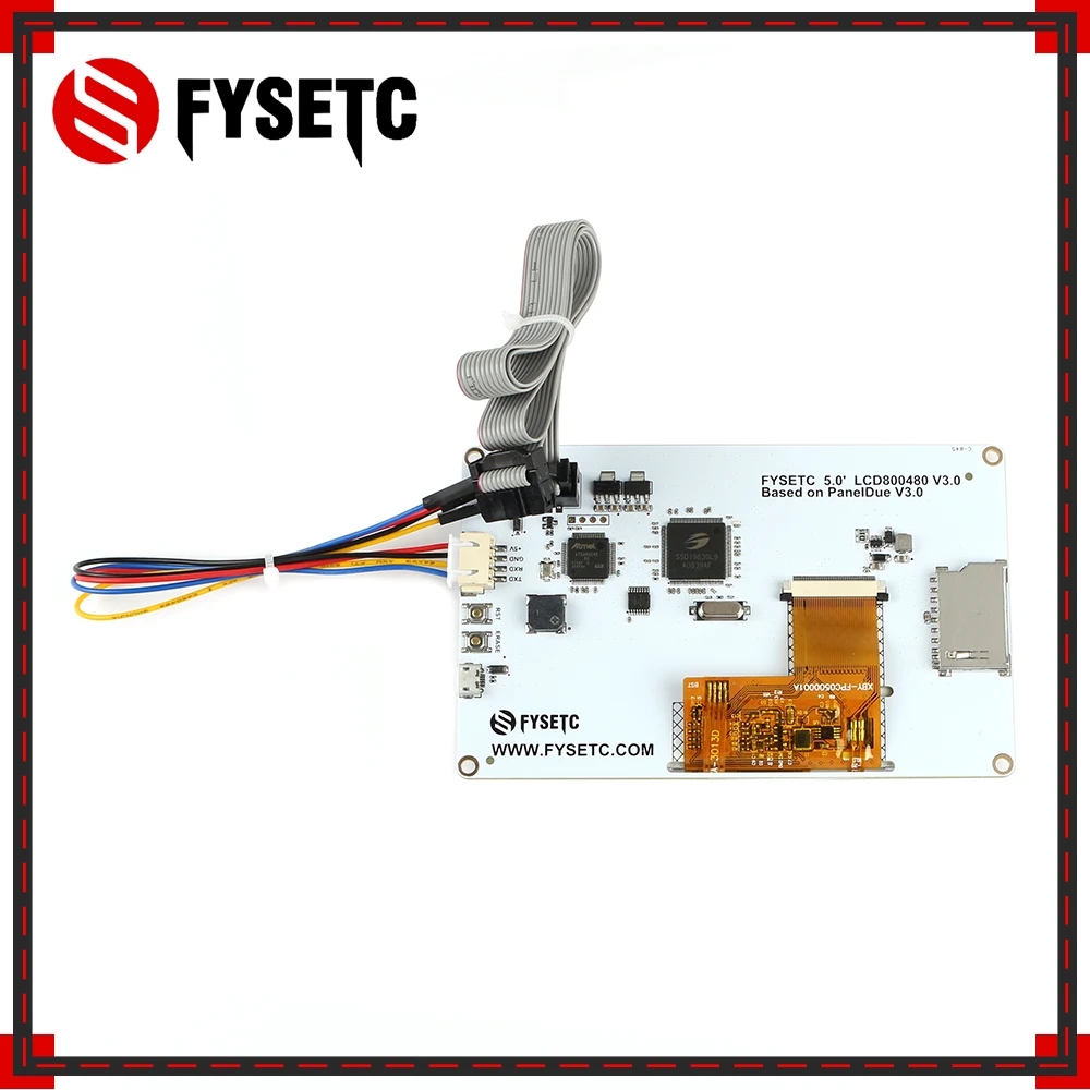 FYSETC 5 ''7'' 5 дюймов/7 дюймов PanelDue 5i/7i Integrated Paneldue цветной сенсорный экран контроллеры для DuetWifi Duet 2 Ethernet