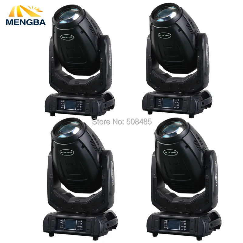 

4PCS 280w Spot Light 10r 16/24 Dmx512 Channel Moving Head Light Ac100-240v Professional Stage &Dj/Party/Stage