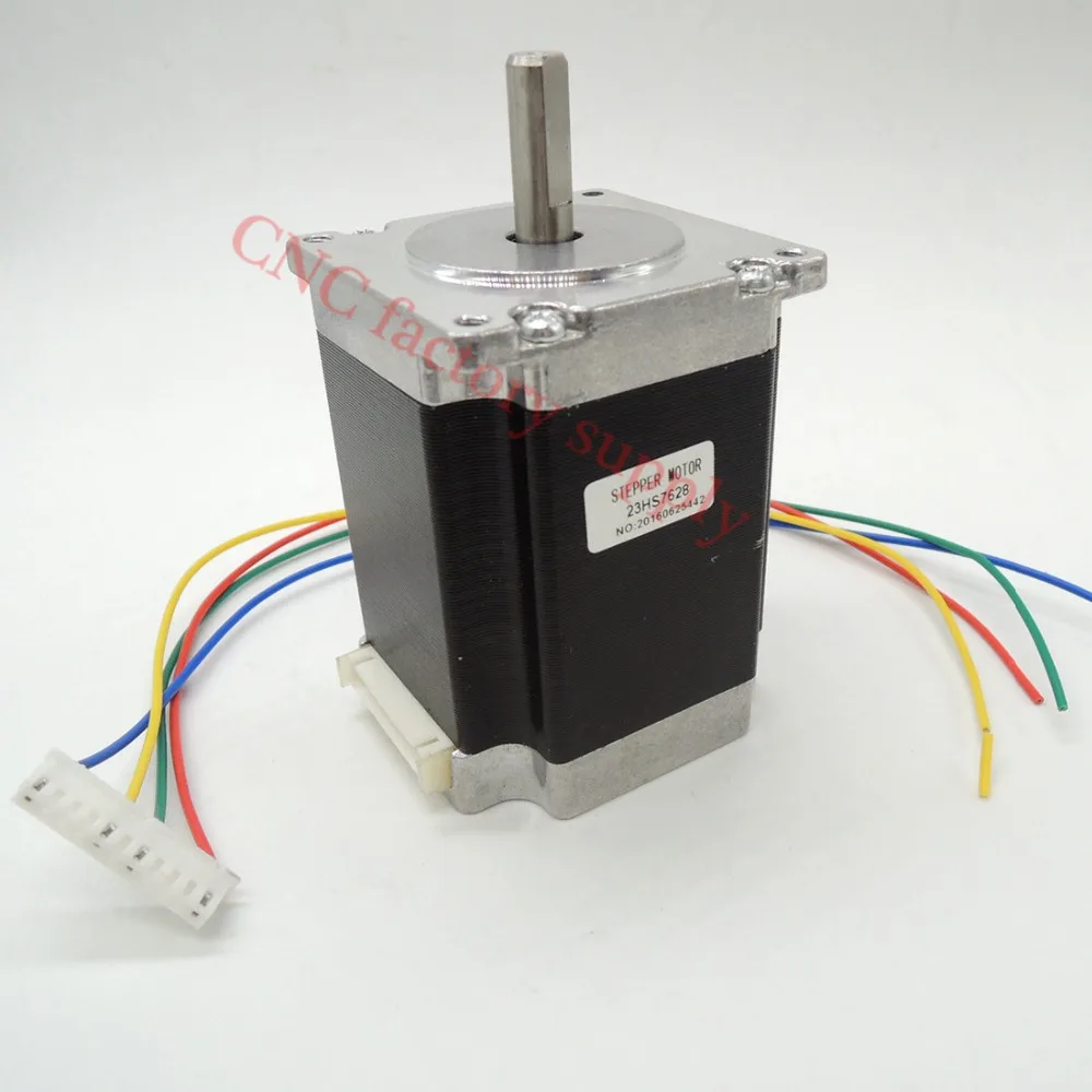 Free shipping 1pc 4 lead Nema 23 Stepper Motor 57 motor Nema 23 motor 57BYGH 2.8A (23HS7628) 3D