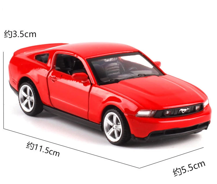 Caipo 1:43 Тяговый автомобиль Ford Mustang GT литая металлическая модель автомобиля из