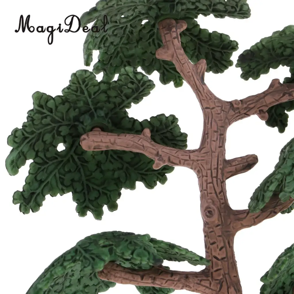 Simulation Pine Trees Mini Bonsai Coco Pine Ancient Cycad Tree Micro Landscape Cypress for Diorama Scenery Toys