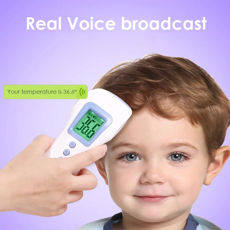 Thermometers Digital Termomete Forehead Body Thermometer Gun Non