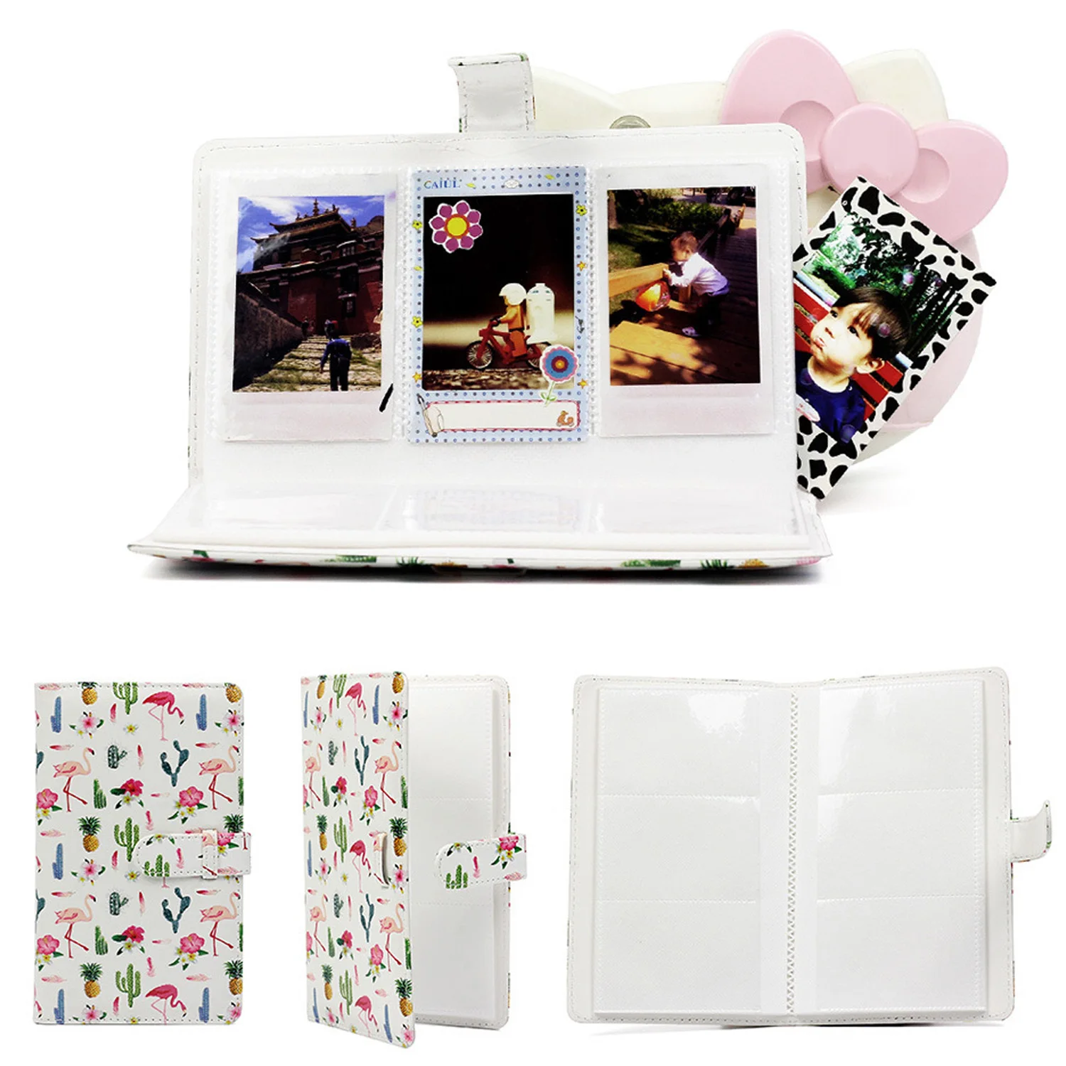 Besegad 96 карманов Мини Фотоальбом из ПУ для Fujifilm Instax Mini 8 9 7s 25 70 90 Lei ca Sofort Lomo Dmp100 3