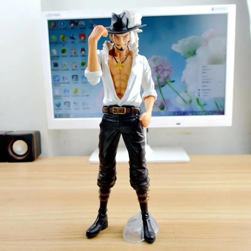 26 см аниме Одна деталь сэр Крокодил/Dracule Mihawk/Donquixote Doflamingo ПВХ рис Коллекционная lchiban kuji модель игрушка в подарок - Цвет: Without Box