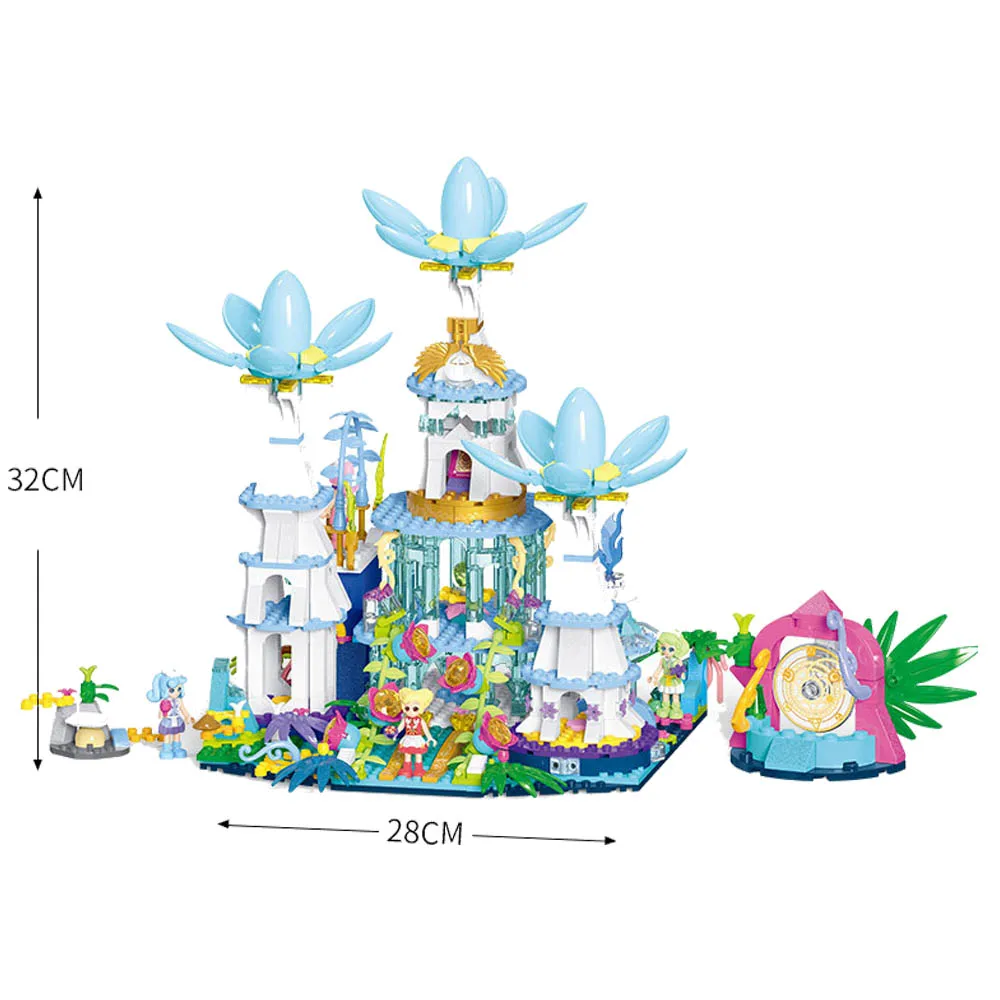 LegoING Friends series Flower fairy Magic Princess Castle Building Blocks Toys for Children Compatible With Legoingly Gifts LegoING Friends series Flower fairy Magic Princess Castle Building Blocks Toys for Children Compatible With Legoingly Gifts