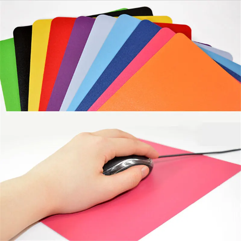 Optical Solid Color Mousepad Office Computer Anti Slip Wrist Rests