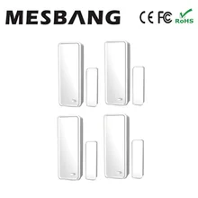 hot Mesbang 4 piece/lot wireless door sensors 433 MHZ for wifi GSM alarm system GB08 free shipping