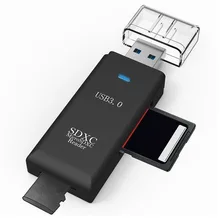 Высокое качество USB 3,0 Multi 2 в 1 память Телефон Card Reader 5 Гбит/с адаптер для SD/TF micro SD ПК компьютер интимные аксессуары