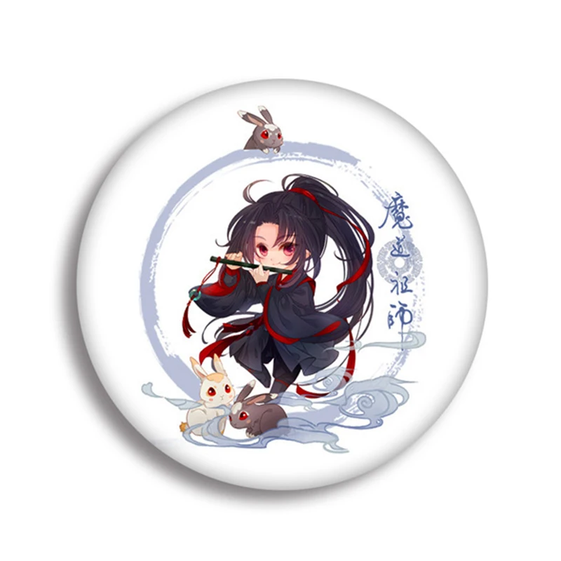 Аниме Mo Dao Zu Shi значок косплея из мультфильма металлическая фигурка Lan Wang Ji Wei Wu Xian
