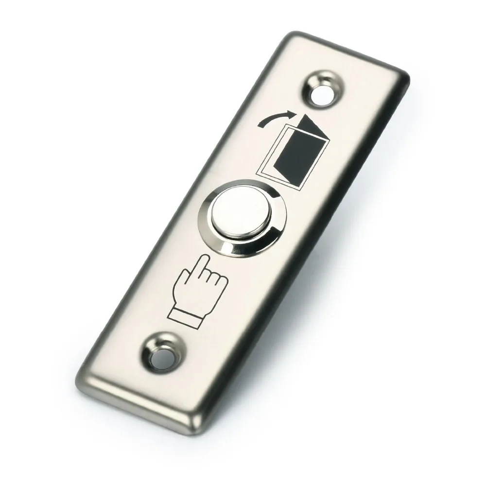Кнопка открытия входной двери для доступ контроль из нержавеющей стали нажатия кнопки переключатель Панель
