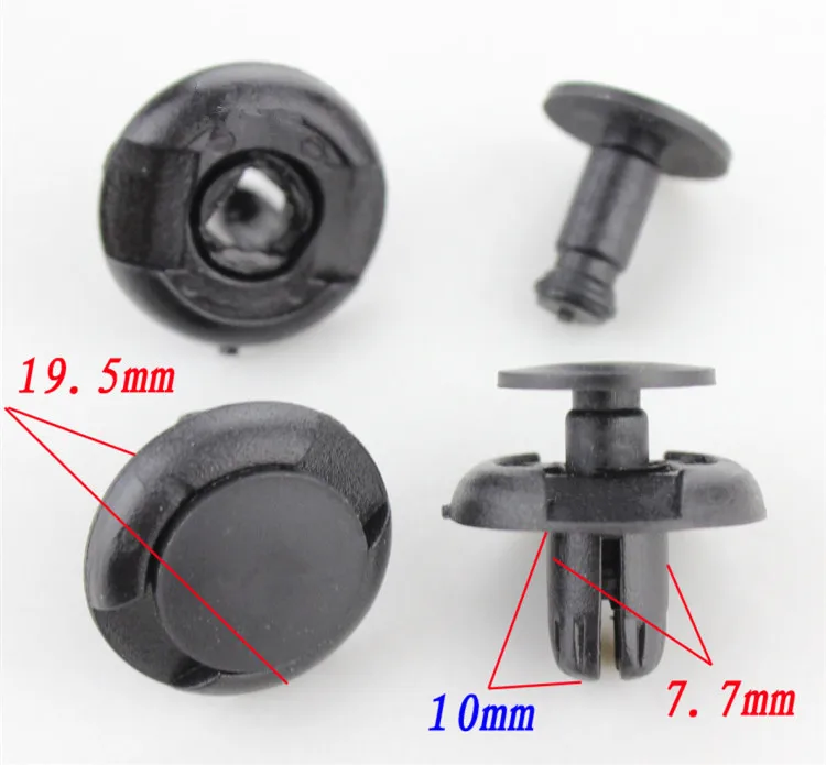 

20PCS For Ford Focus Mondeo Plastic Fastener For Leaf Board Guide Plate Rainfall Cardioid Expansion Snap Clamp