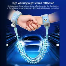 Светоотражающие ремни безопасности на запястье поводок для детей веревка напульсники для малышей анти потеря браслет безопасности