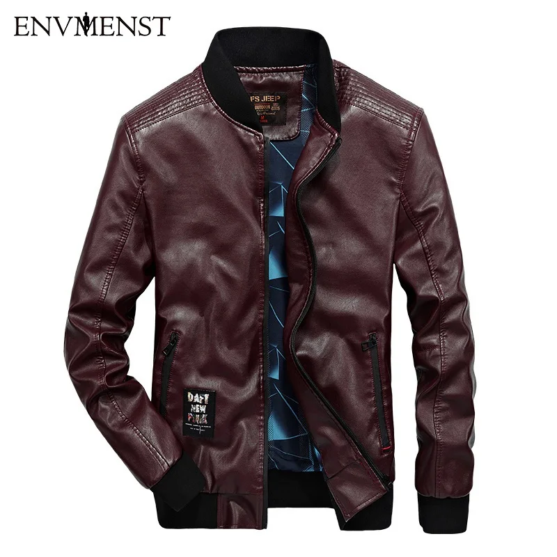 Мужские Куртки из искусственной кожи Модные Военные тактические куртки со