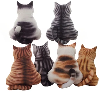 

1 pc cute Plush Cat Toys Staffed Cute Shadow Cat Dolls Kids Gift Doll Lovely Animal Toys Lonely cat Home Decoration Soft gift