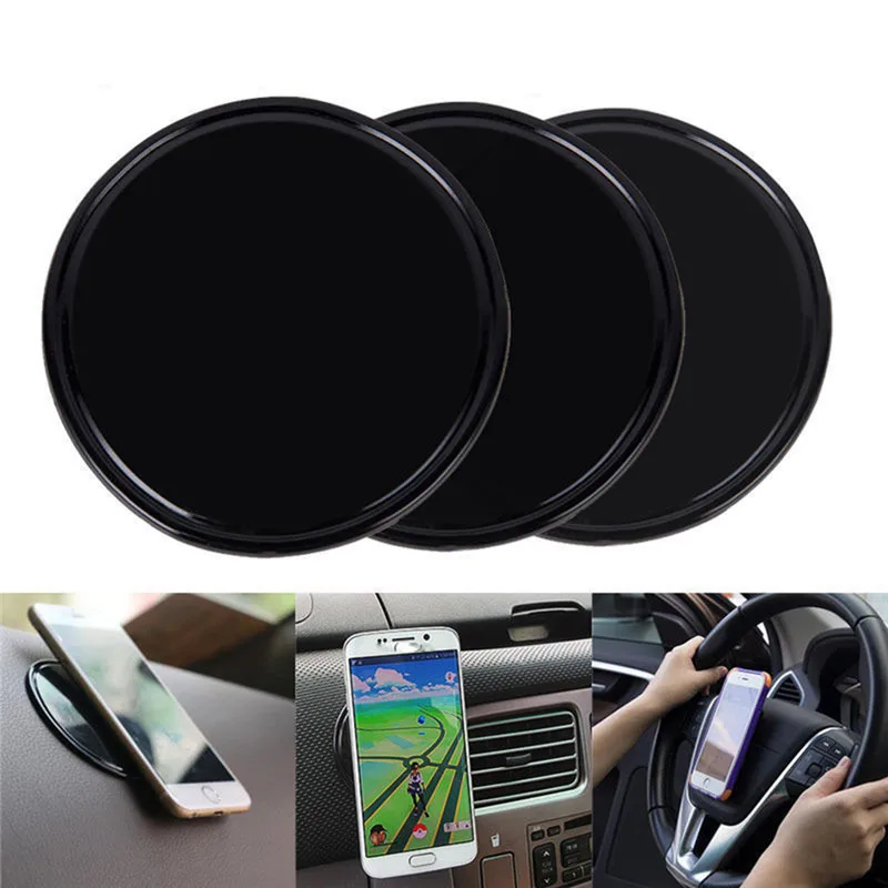 

Universal Magic Rubber Multi-Function Wall Sticker Pad Mobile Phone Holder Car Bracket pods Gel Pads 5cm