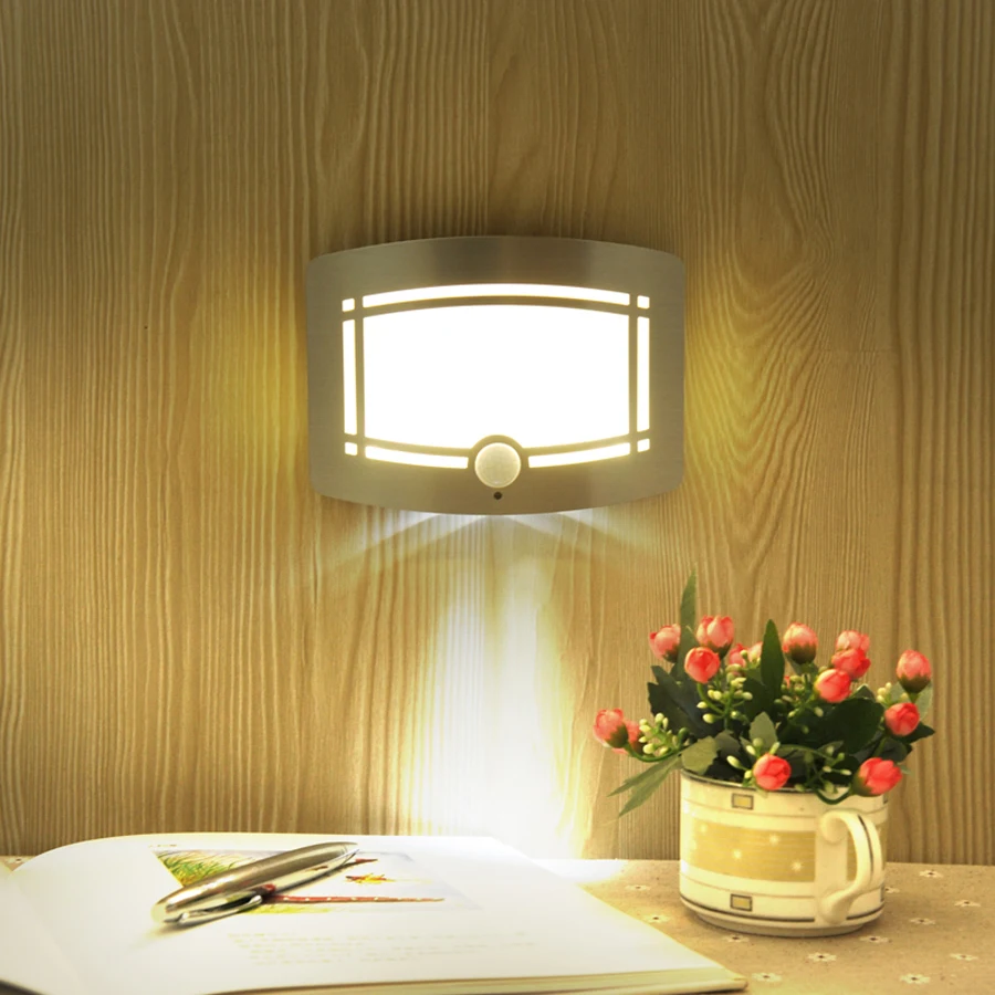 Hs4835 Motion Activated Led Closet Light Portable 20 Led Wireless Motion Sensing Closet Under Cabi Night Light For L Bar Up To 15 Feet Battery Operated