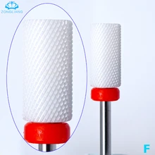 Электрическая машинка для маникюра, белые керамические сверла для ногтей, маникюрный педикюр, аксессуары для маникюра, фрезерный станок