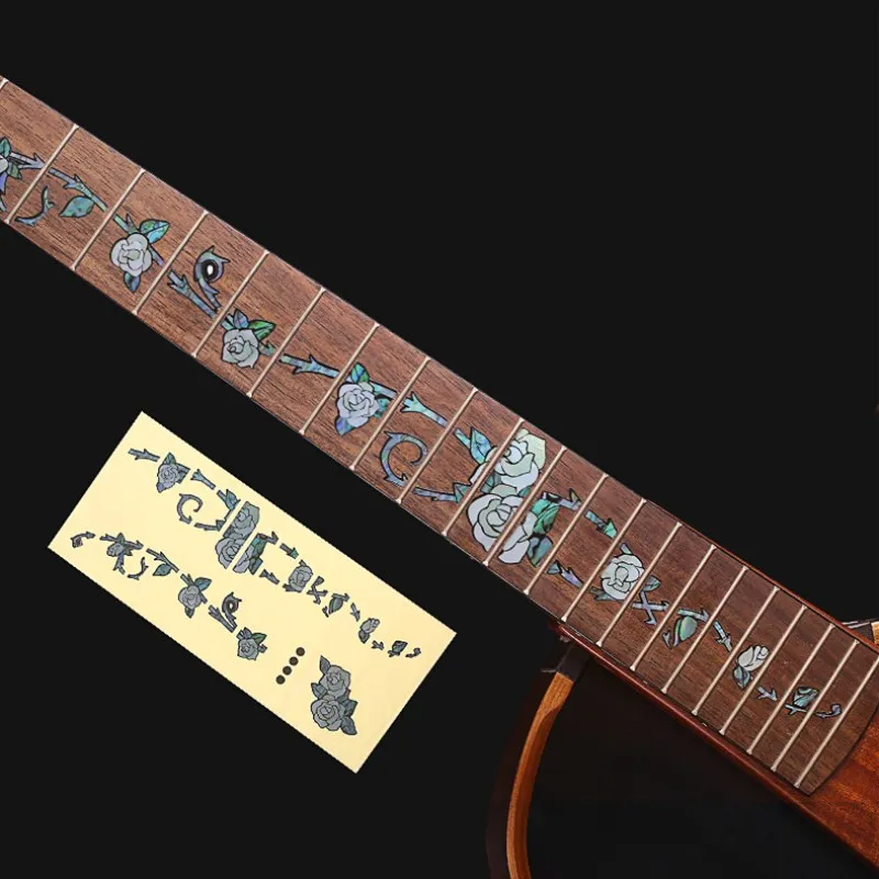 Новые инкрустированные наклейки Fretboard наклейка для электрической акустической