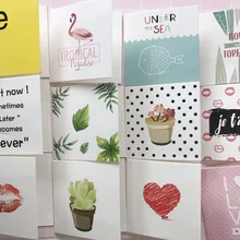 5 шт./партия Модная стильная открытка на день рождения бумажные конверты мини-открытка Escolar школьные принадлежности рождественские офисные принадлежности