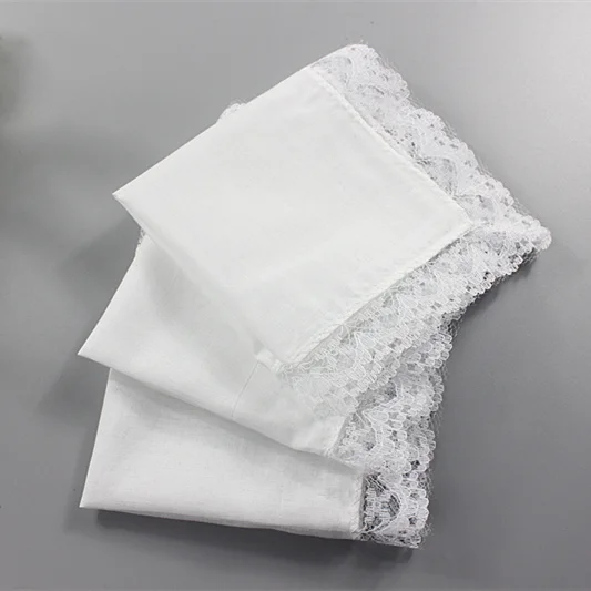 

Novelty Wedding White Women Lace Handkerchief Cloth Napkin Portable Table Napkin 100% Cotton Tea Towel Thin Hanky guardanapo H06