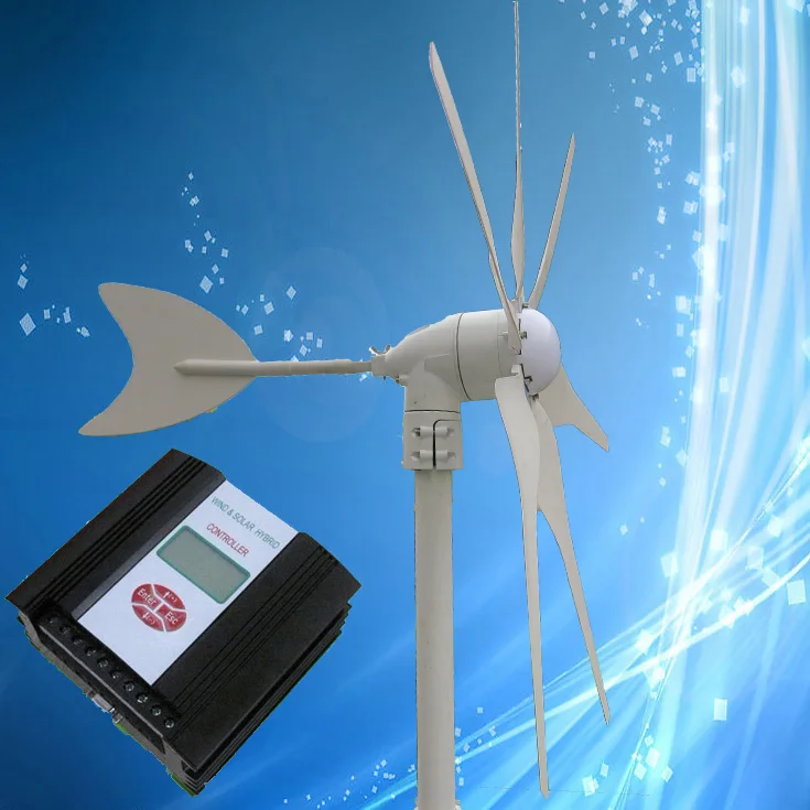 400W 24V Wind Turbine + Advanced Wind Solar Hybrid Controller (400W