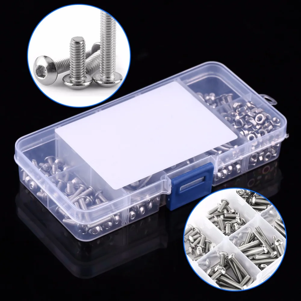 340 шт. шестигранные болты M3 (3 мм) из нержавеющей стали А2 5 20 мм|socket screw|hexagon socket screwscrew