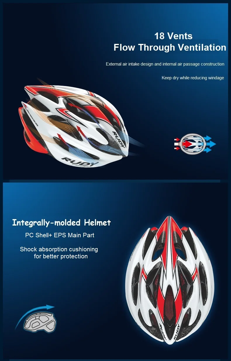 RUDY проект шлем для велосипедистов велосипед шлем интегрированный Сверхлегкий столкновения дышащая езда оборудование мужской