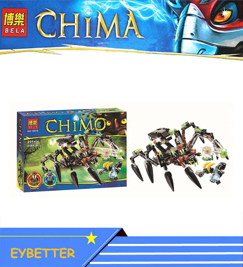 

Bela 10075 Qigong Legend Series II Sparratus' Spider Stalker Minifigures Building Blocks Bricks Compatible with Legoe