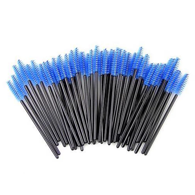 Disposable Eyelash Brush Lip Brush Lash Extension Mascara Applicator Eyelash Brushes Mascara Wands Cosmetics Make Up tool - Handle Color: Eyelash brush 50 pcs