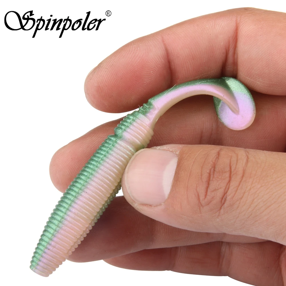 

New Fishing Lure Soft Spinpoler Brand Easy Shiner 4.5g/9cm Winter Fishing Wobblers Plastics Silicone Baits Pesca Iscas Tackle